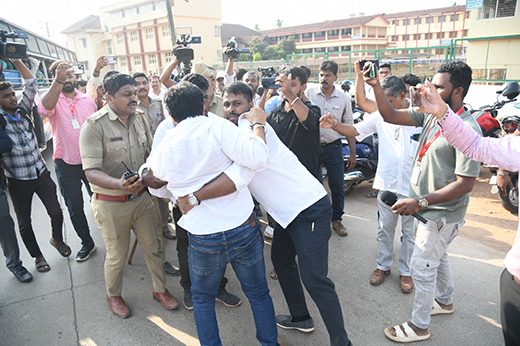 Main news activists clash